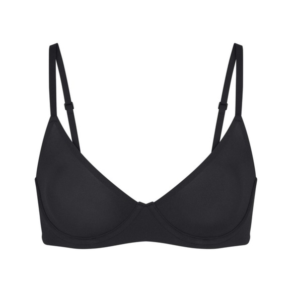 SKIMS Fits Everybody Unlined Demi Bra | Onyx | 32B - Picture 2 of 8